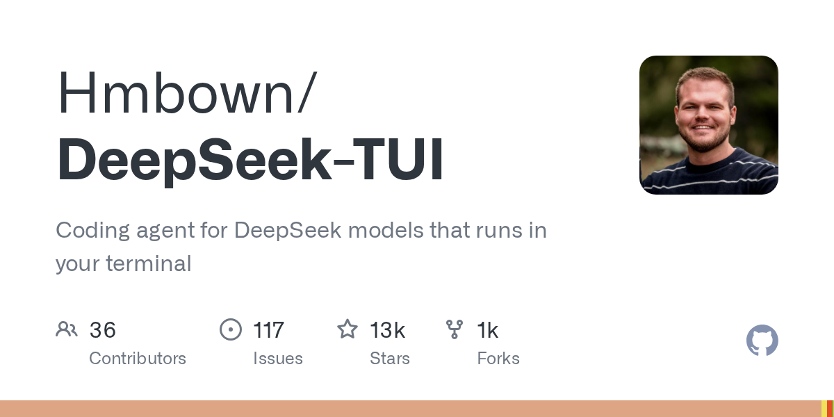 GitHub Trending 2026-05-07 — DeepSeek-TUI