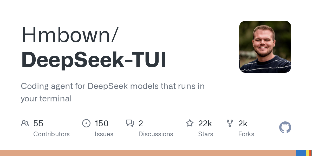 GitHub Trending 2026-05-08 — DeepSeek-TUI