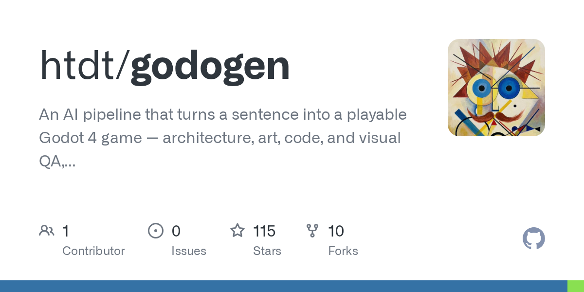Godogen: AI로 만드는 Godot 4 게임
