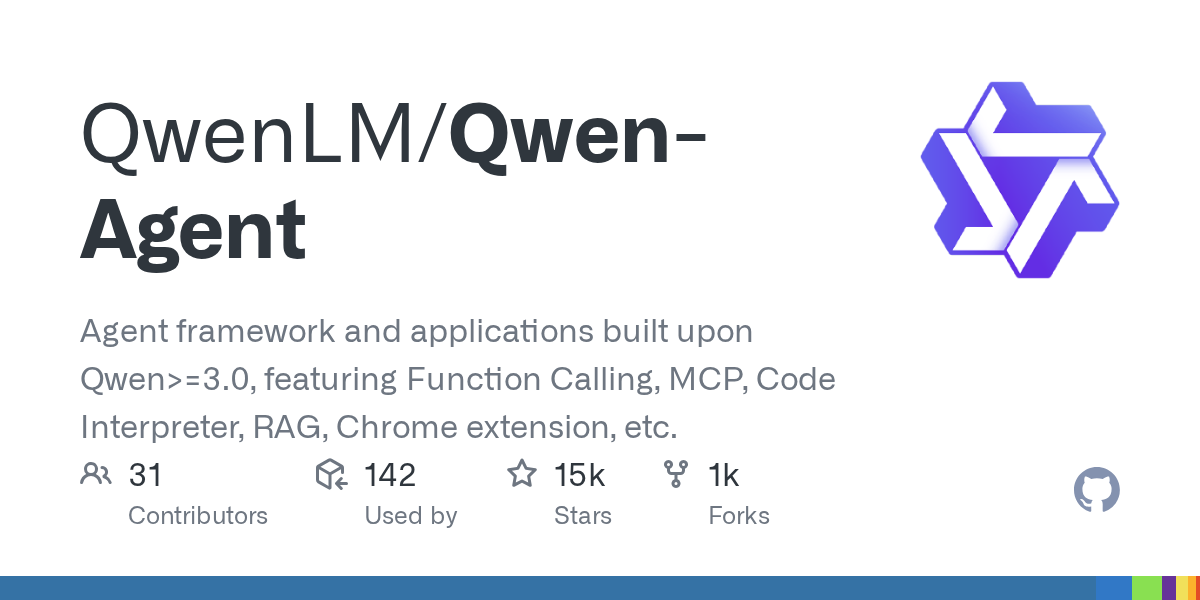 Qwen-Agent Framework