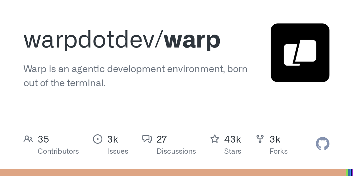 GitHub Trending 2026-04-30 — warp